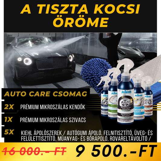 Auto Care Csomag – A tiszta kocsi öröme